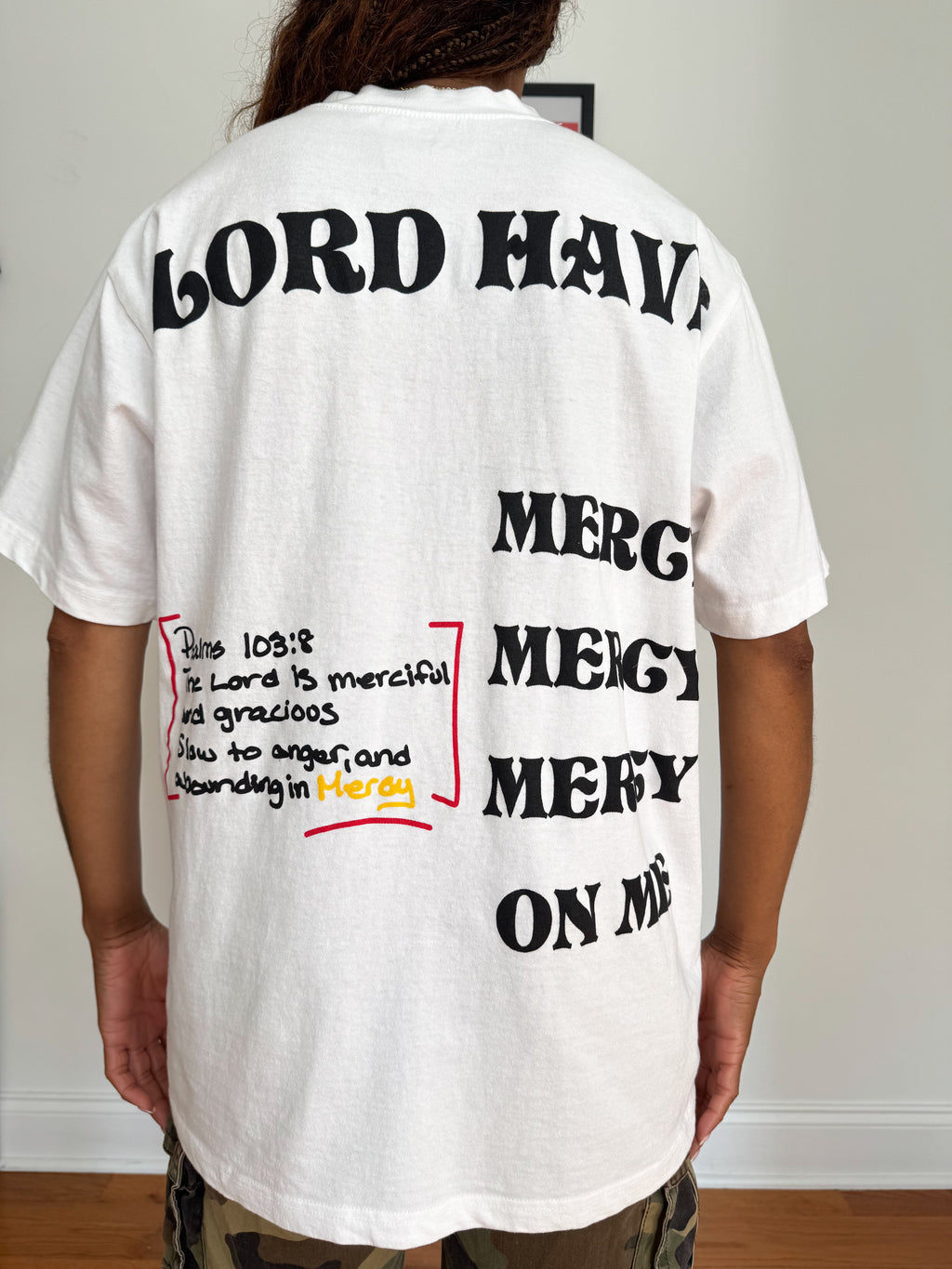 Mercy Tee – white (Regular Fit)