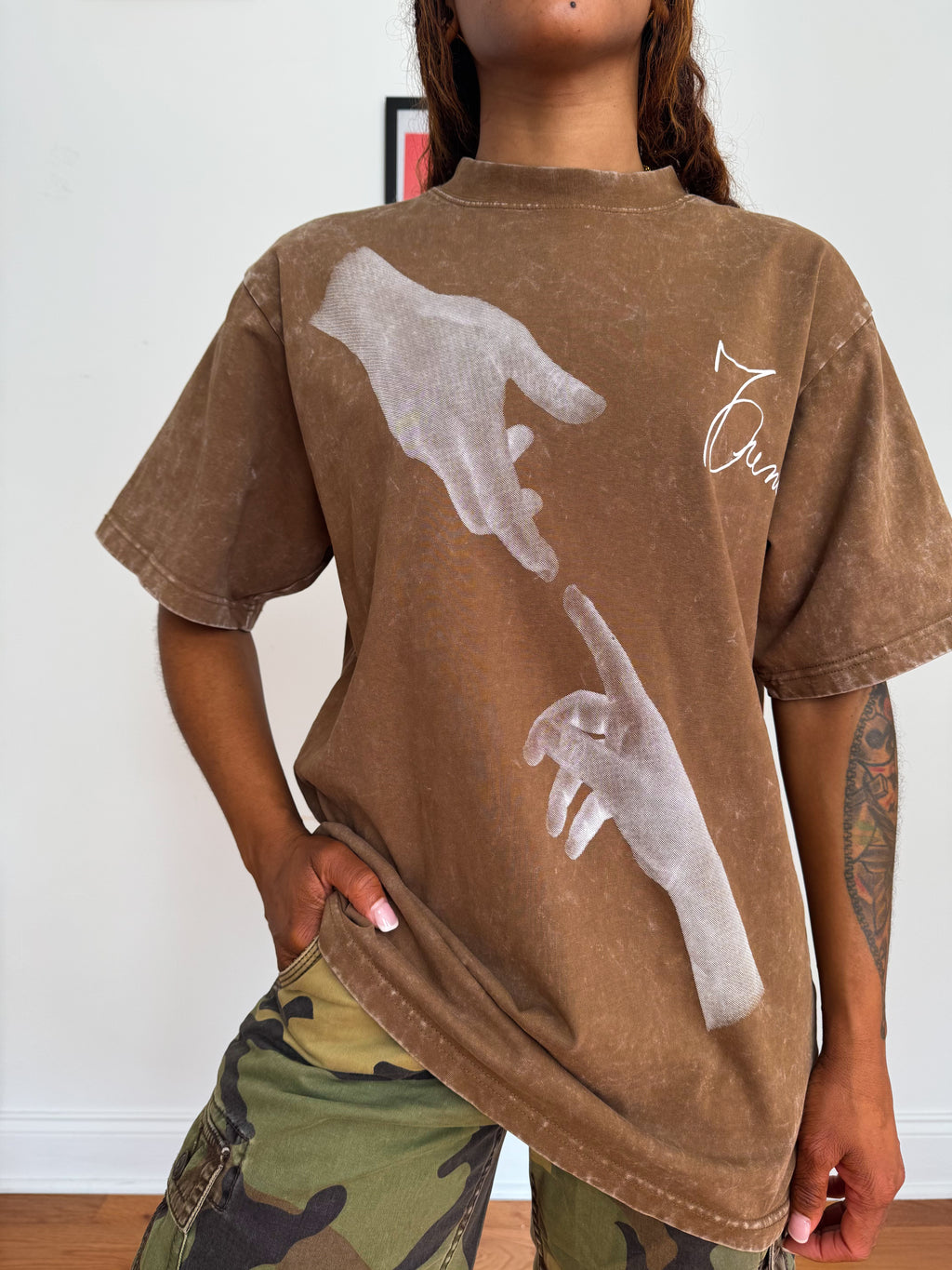 Mercy Tee – Brown (Regular Fit)