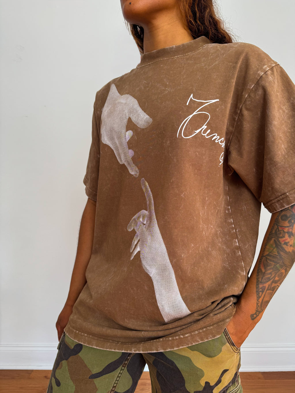 Mercy Tee – Brown (Regular Fit)