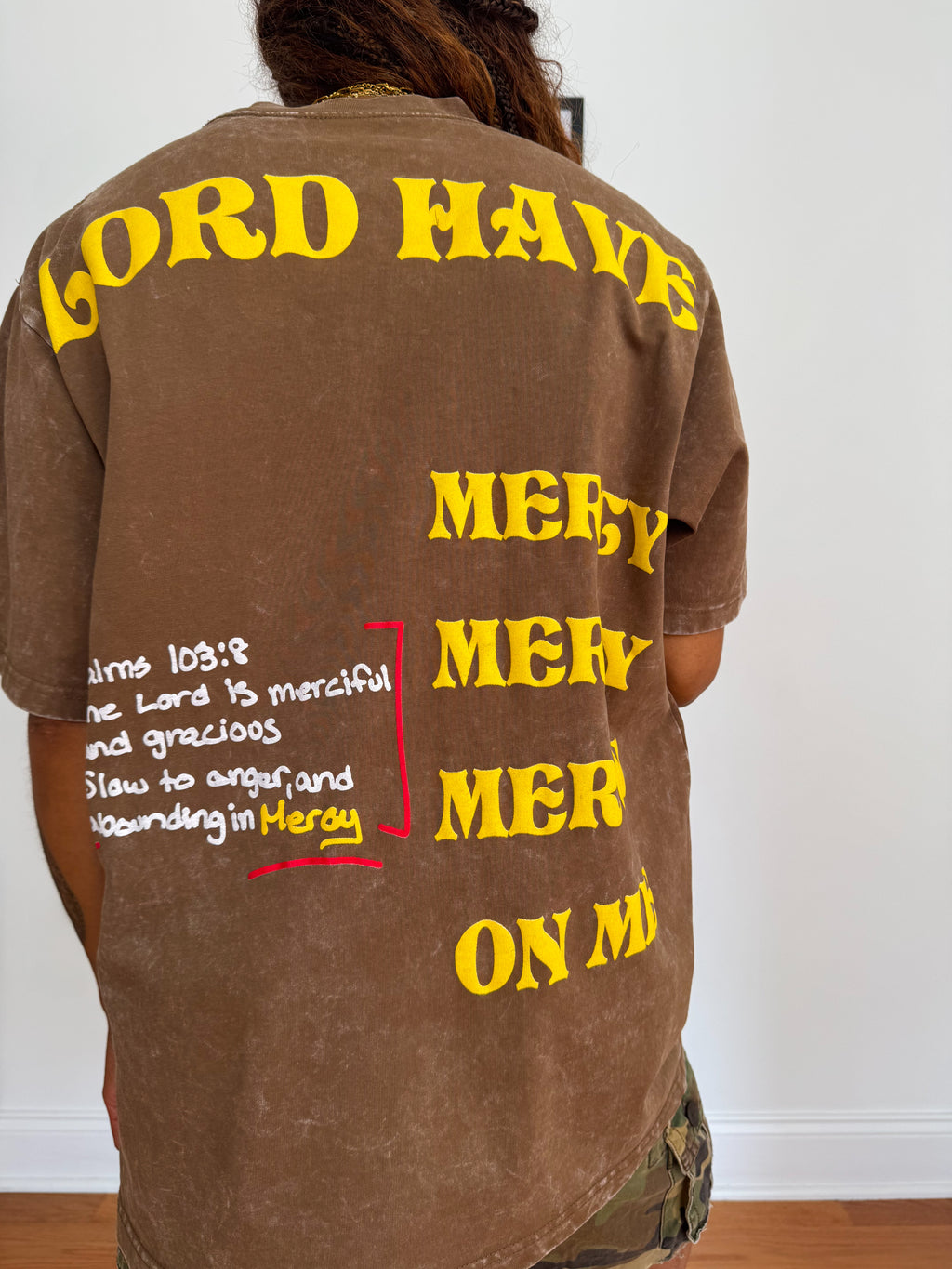 Mercy Tee – Brown (Regular Fit)