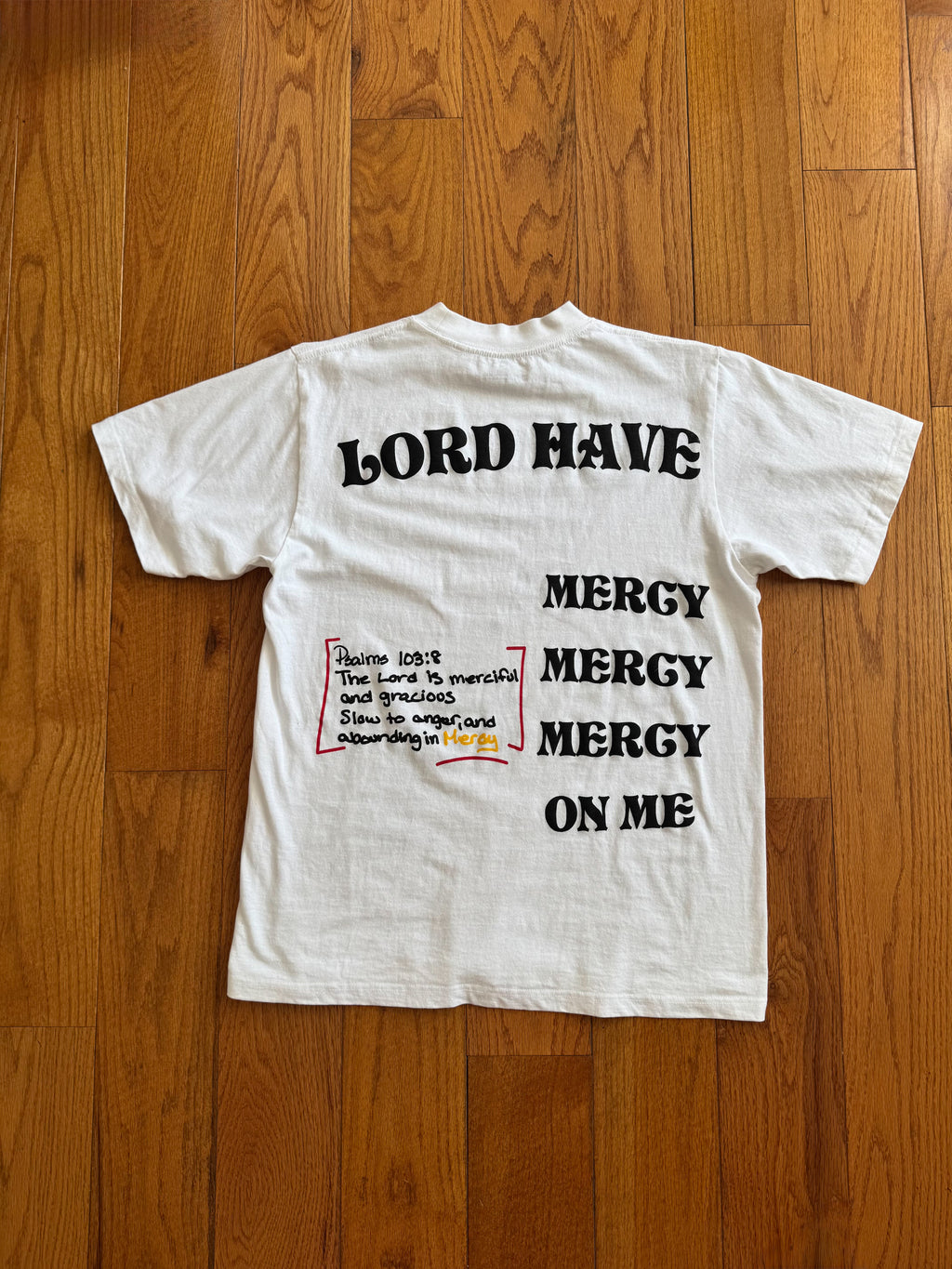 Mercy Tee – white (Regular Fit)