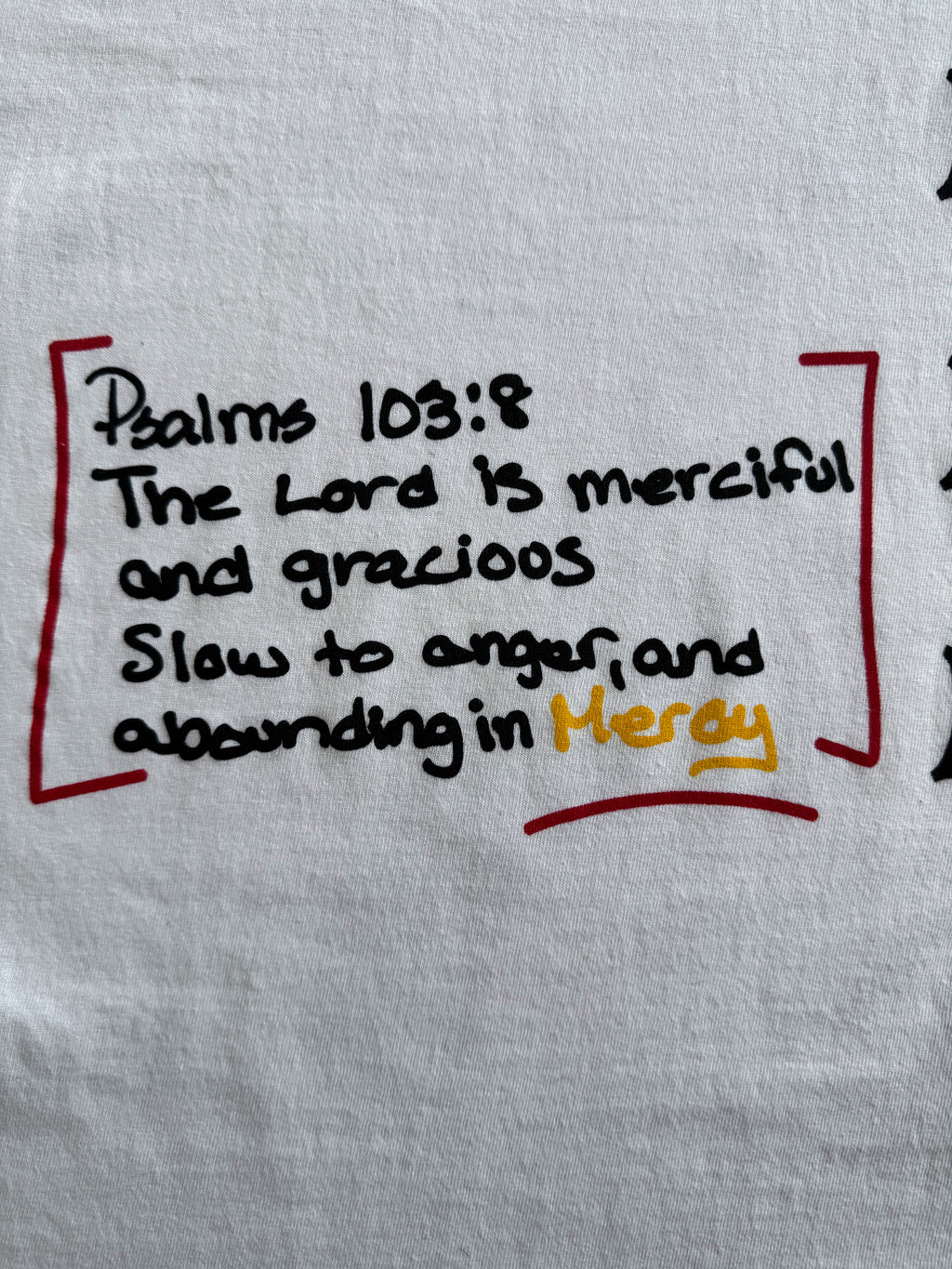 Mercy Tee – white (Regular Fit)
