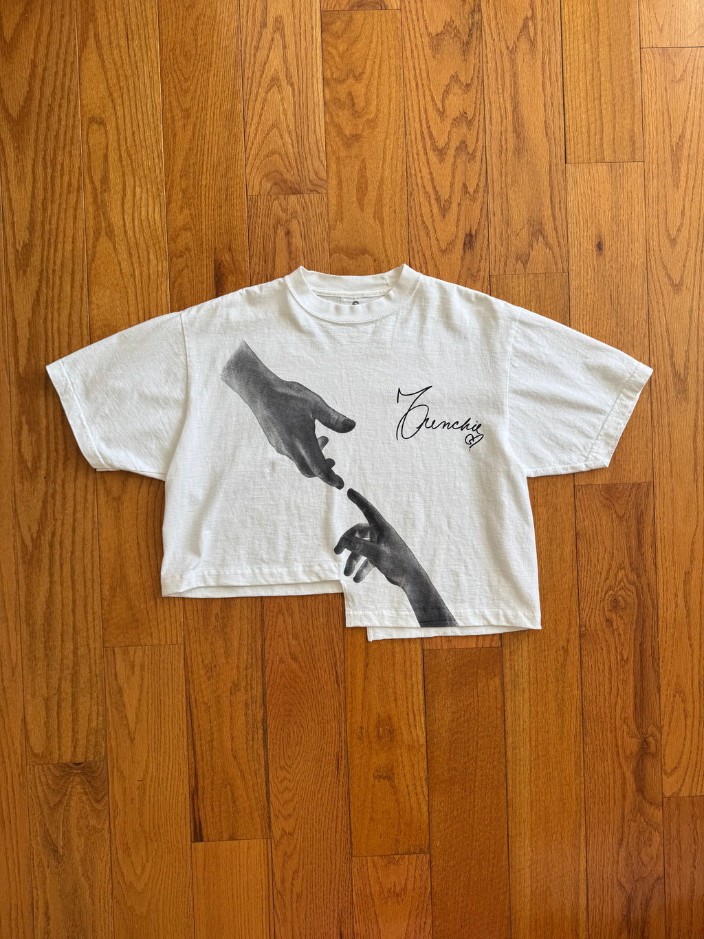 Mercy Crop Tee – White